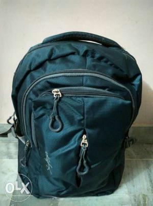 C-green nd blue colour sky backpack per bag rs. 530
