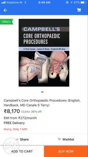 Campbell's Core Orthopaedic Procedures Book Screenshot