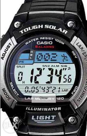 Casio solar watch new.purchesed .selling