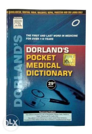 Dorland's Pocket Medical Dictionary Paperback – 