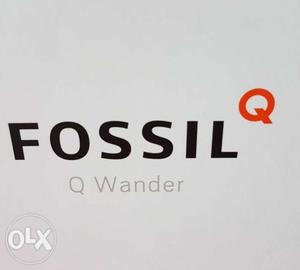 Fossil q wander smart watch, 8 months old,
