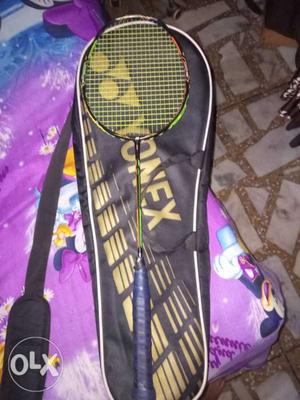 Green And Black YONEX Badminton Racket