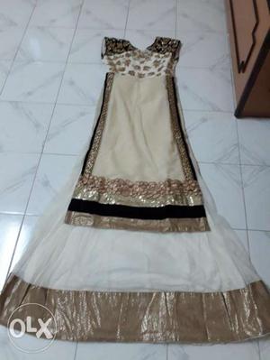 Heavy Embroidered Anarkali Dress.