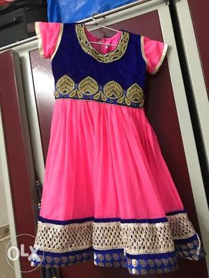 Kids gown n anarkali age upto 4 yrs size 22 to 24