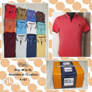 Men's T shirts colour variant available. Fixed Price