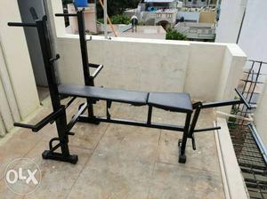 Mini home gym set, 80kg weights,2bars,5in 1