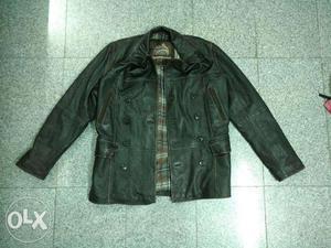 New Leather overcoat - XL
