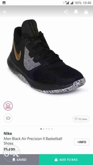 Nike air precision 2 basketball shoes brand new