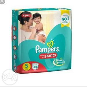 Pampers diaper pants small size (86 count)