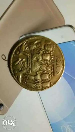 Ram Darbar old coine since 17th century Golden