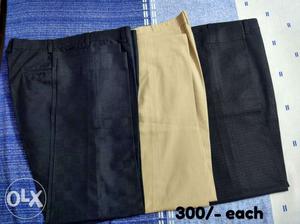 Raymond Pants/ Trousers (300/- each) Waist - 34'