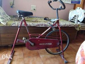 Red Avon Stationary Bike