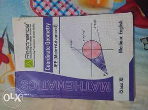 Resonance Mathematics coordinate geometry Book