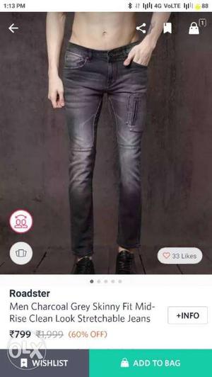 Sel paked roadstar jeans size-30