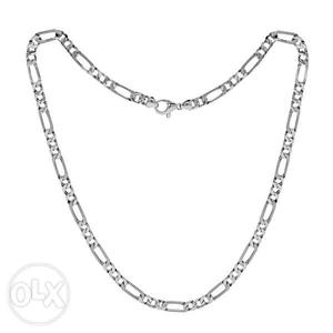 Silver-colored Chain Necklace orginel chain 3gm new pice