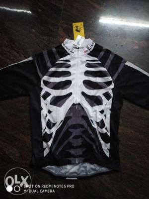 Skeleton Breathable Cycling Jersey