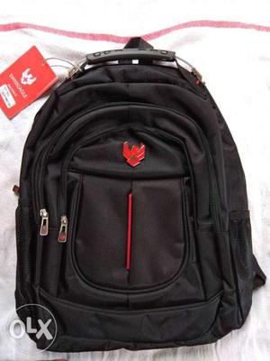 Swiss Eagle Black Laptop Backpack
