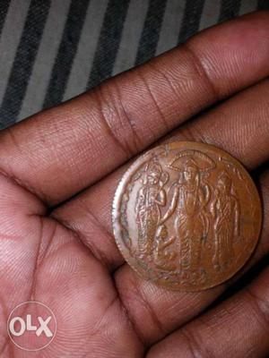 This is real ram darwar coin. Unique pice