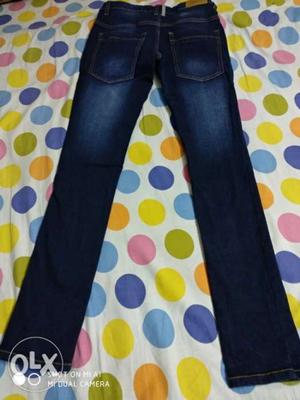 UNITED COLORS OF BENETTON dark blue shaded Jeans