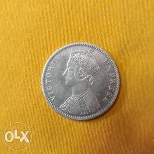 Victoria empress 1 rupee coin 