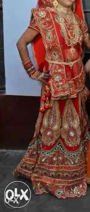 Women's traditional bridal lehnga