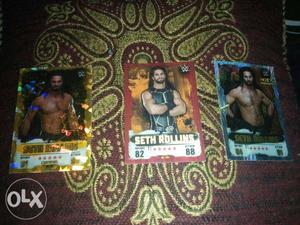 Wwe Takeover cards gold, Silver and normal cards