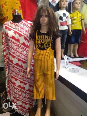 Yellow galax dress for 3years to 10 years 3colour available