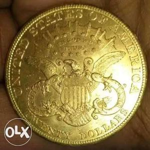 carat Gold 20 U.S Dollar Liberty Head Coin