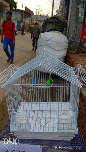 Brand new White Bird Cage at very low rate..