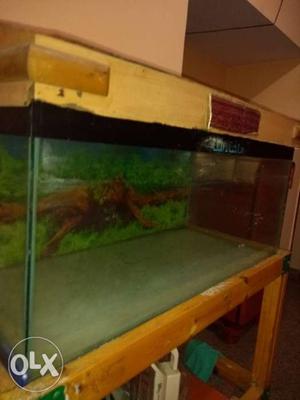 Brown Framed Pet Tank