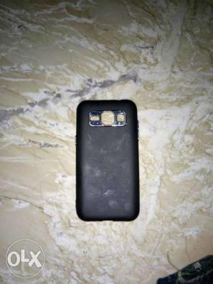 J2 mobile cover flat black colour