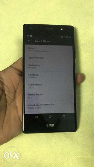 Lyf water F1s 3gb 32gb only mobile in good