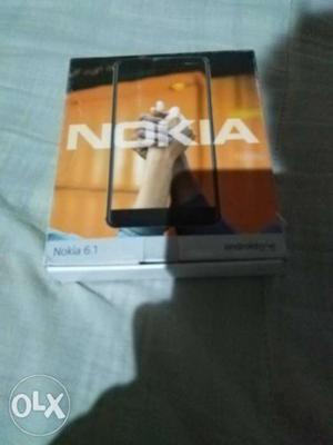 New Nokia 6.1 with bill box and accessories. Only