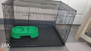 Puppy Cage along with accessories for sale, size 