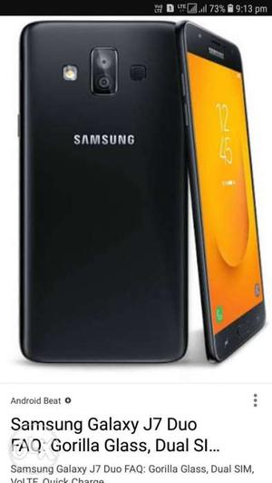 Samsung j7 duo 1 month old bill box all avilabl