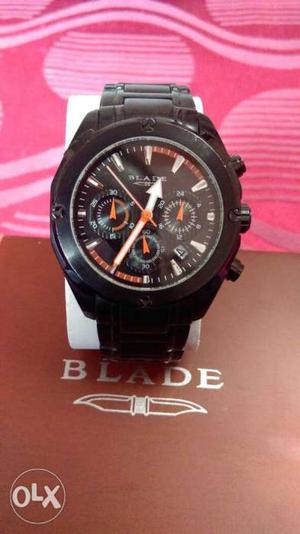 Blade men's black watch imported