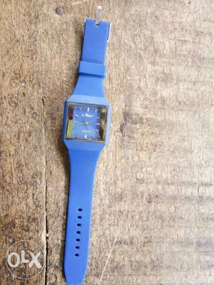 Blue And Black Smart Watch