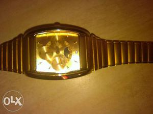 Louis Arden exclusive gold plated wrist watch,