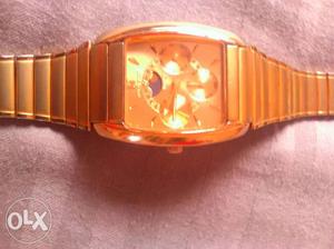Louis Arden exclusive wrist watch, gold plated 5