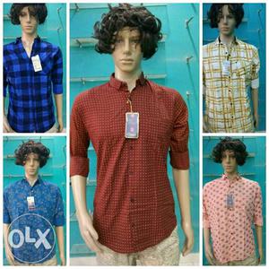 Men's cotton shirts at Rs 225 only only..... only