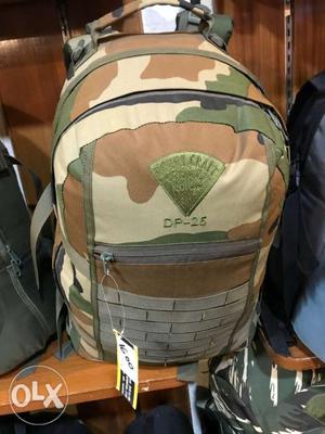 New Army Colour Bagpack Of Mountcraft