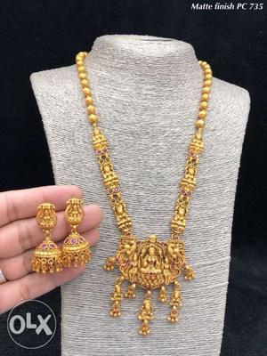 New and beautiful temple jewellery set