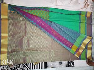 New kanchi soft silk with kaddi border