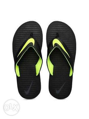 Nike slippers original new green colour full 100