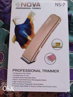 Nova professional trimmer with rechargeable