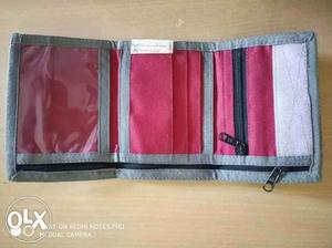 Outshiny red wallet for men very good quality