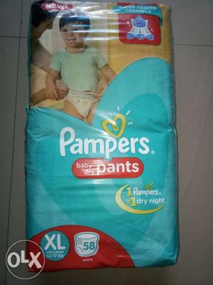 Pamper pants XL 58 counts.. Brand new piece never
