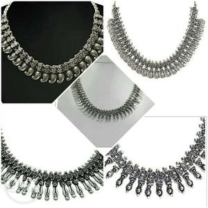 Silver Antique Necklace.. (Delivery Charges apply)