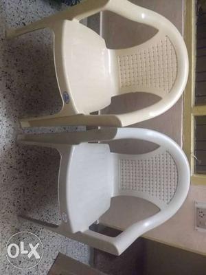 2 plastic chair. super good quality. moving out
