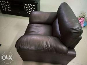 5 seater sofa with center table, 2 years old, excellent